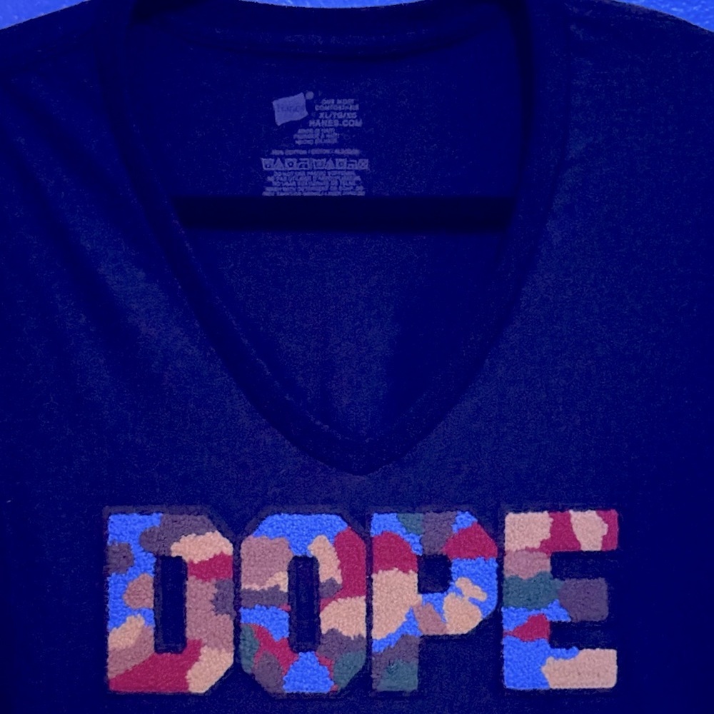 DOPE BEAST V-Neck T-Shirt Men’s Size XL - Picture 4 of 7